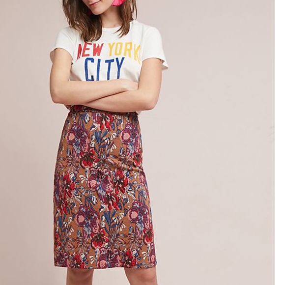 Anthropologie Dresses & Skirts - Anthropolgie Floral Pencil Skirt